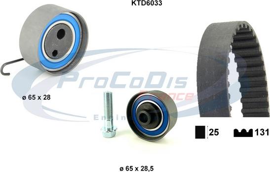 Procodis France KTD6033 - Kit cinghie dentate autozon.pro