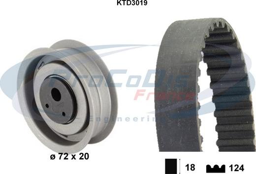 Procodis France KTD3019 - Kit cinghie dentate autozon.pro