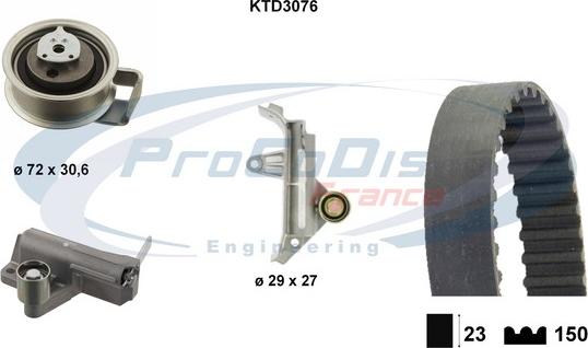 Procodis France KTD3076 - Kit cinghie dentate autozon.pro