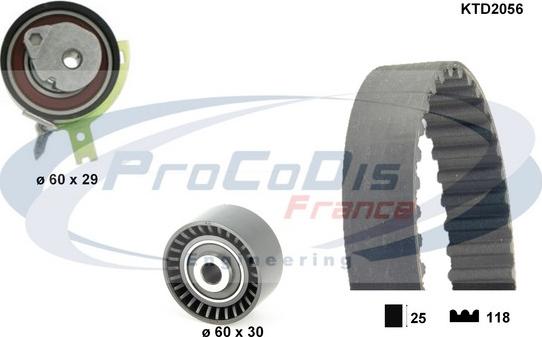 Procodis France KTD2056 - Kit cinghie dentate autozon.pro