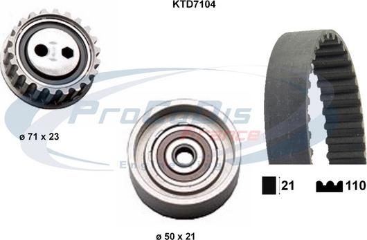 Procodis France KTD7104 - Kit cinghie dentate autozon.pro