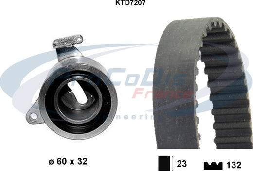 Procodis France KTD7207 - Kit cinghie dentate autozon.pro