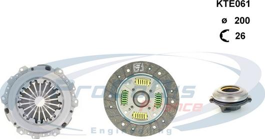 Procodis France KTE061 - Kit frizione autozon.pro