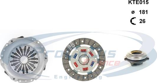 Procodis France KTE015 - Kit frizione autozon.pro