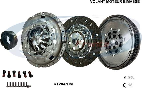 Procodis France KTV047DM - Kit frizione autozon.pro