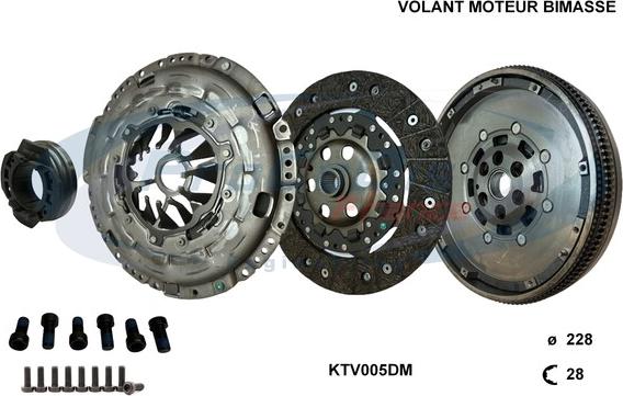 Procodis France KTV005DM - Kit frizione autozon.pro