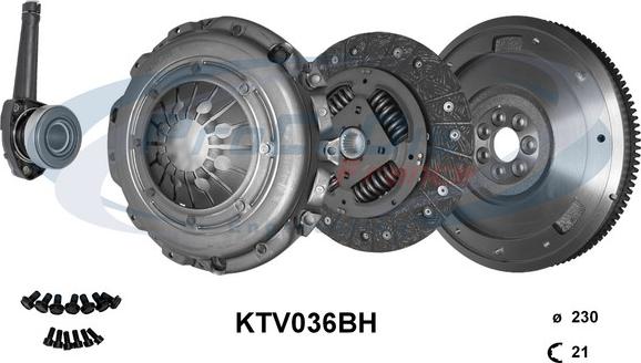 Procodis France KTV036BH - Kit frizione autozon.pro