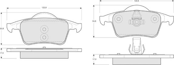 Procodis France PF1405 - Kit pastiglie freno, Freno a disco autozon.pro