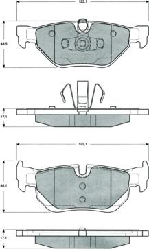 Procodis France PF1436 - Kit pastiglie freno, Freno a disco autozon.pro