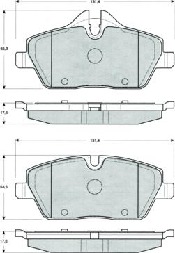 Procodis France PF1433 - Kit pastiglie freno, Freno a disco autozon.pro