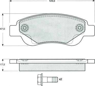 Procodis France PF1437 - Kit pastiglie freno, Freno a disco autozon.pro