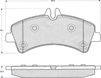 Procodis France PF1426 - Kit pastiglie freno, Freno a disco autozon.pro