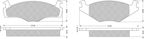 Procodis France PF1053 - Kit pastiglie freno, Freno a disco autozon.pro