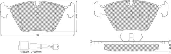 Procodis France PF10691 - Kit pastiglie freno, Freno a disco autozon.pro