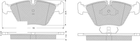 Procodis France PF10692 - Kit pastiglie freno, Freno a disco autozon.pro