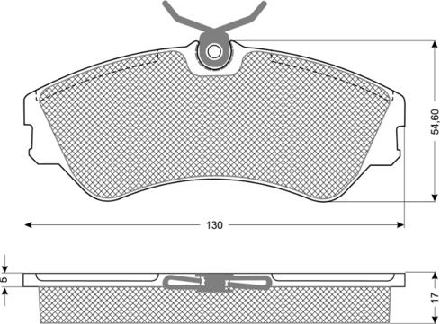 Procodis France PF10651 - Kit pastiglie freno, Freno a disco autozon.pro