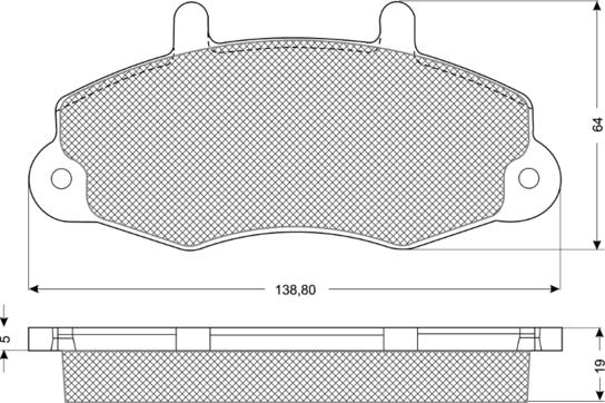 Procodis France PF1066 - Kit pastiglie freno, Freno a disco autozon.pro