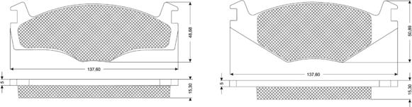 Procodis France PF1014 - Kit pastiglie freno, Freno a disco autozon.pro