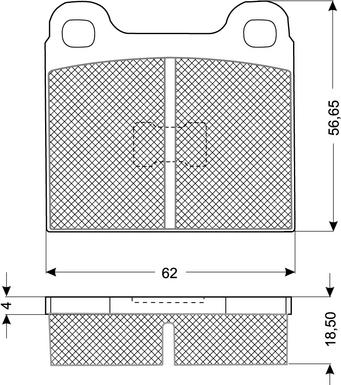 Procodis France PF10161 - Kit pastiglie freno, Freno a disco autozon.pro