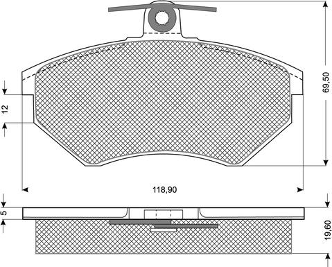 Procodis France PF1011 - Kit pastiglie freno, Freno a disco autozon.pro