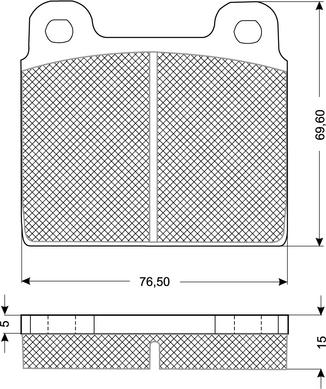 Procodis France PF1018 - Kit pastiglie freno, Freno a disco autozon.pro