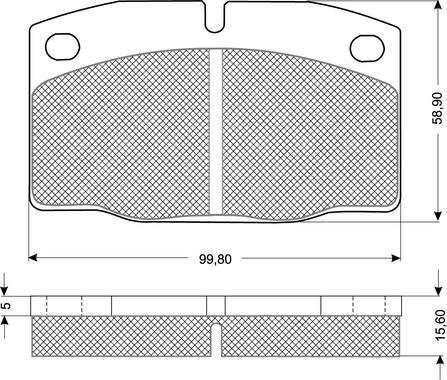 Procodis France PF1013 - Kit pastiglie freno, Freno a disco autozon.pro