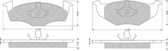 Procodis France PF1085 - Kit pastiglie freno, Freno a disco autozon.pro