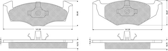 Procodis France PF1086 - Kit pastiglie freno, Freno a disco autozon.pro