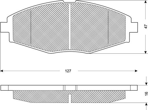 Procodis France PF1080 - Kit pastiglie freno, Freno a disco autozon.pro