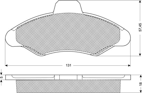 Procodis France PF1082 - Kit pastiglie freno, Freno a disco autozon.pro