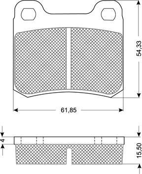 Procodis France PF10371 - Kit pastiglie freno, Freno a disco autozon.pro