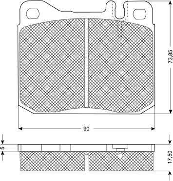 Procodis France PF10222 - Kit pastiglie freno, Freno a disco autozon.pro