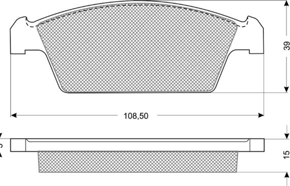 Procodis France PF1075 - Kit pastiglie freno, Freno a disco autozon.pro