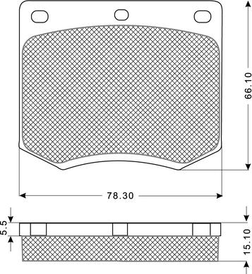 Procodis France PF1199 - Kit pastiglie freno, Freno a disco autozon.pro