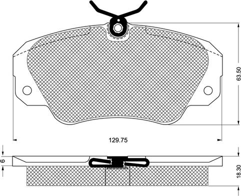 Procodis France PF1191 - Kit pastiglie freno, Freno a disco autozon.pro