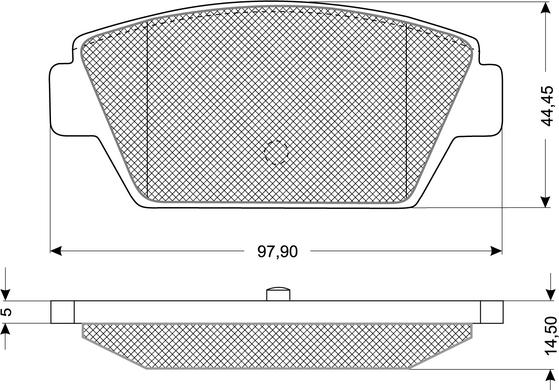 Procodis France PF1154 - Kit pastiglie freno, Freno a disco autozon.pro