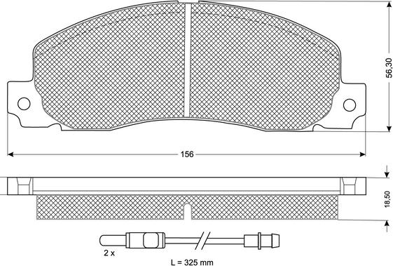 Procodis France PF1165 - Kit pastiglie freno, Freno a disco autozon.pro