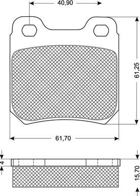 Procodis France PF1161 - Kit pastiglie freno, Freno a disco autozon.pro