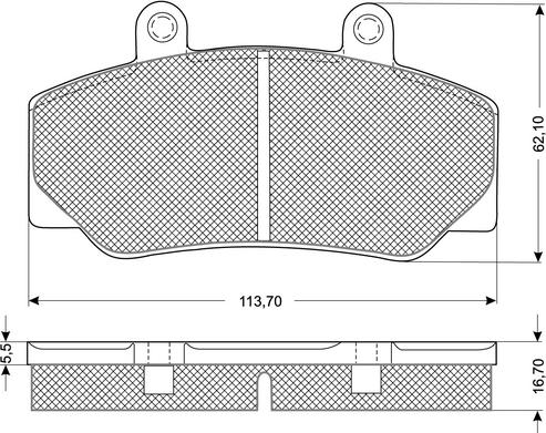 Procodis France PF1167 - Kit pastiglie freno, Freno a disco autozon.pro