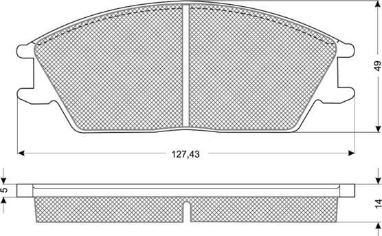 Procodis France PF1106 - Kit pastiglie freno, Freno a disco autozon.pro