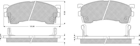 Procodis France PF1102 - Kit pastiglie freno, Freno a disco autozon.pro