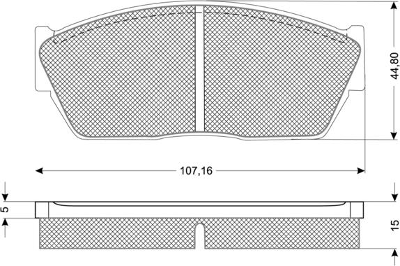 Procodis France PF1135 - Kit pastiglie freno, Freno a disco autozon.pro