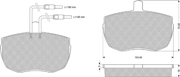 Procodis France PF1122 - Kit pastiglie freno, Freno a disco autozon.pro