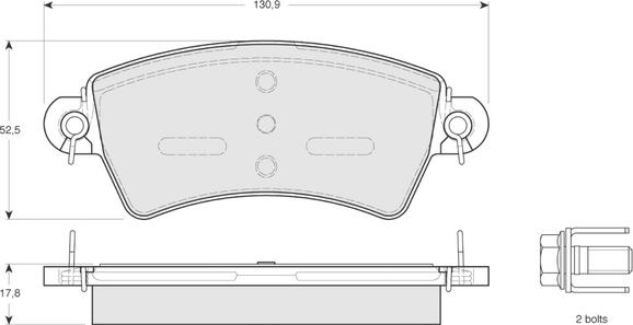 Procodis France PF1341 - Kit pastiglie freno, Freno a disco autozon.pro