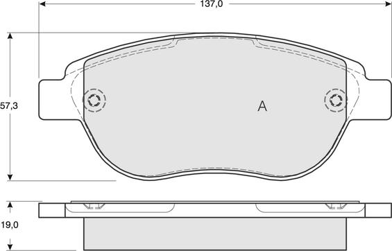 HELLA 530032766 - Kit pastiglie freno, Freno a disco autozon.pro