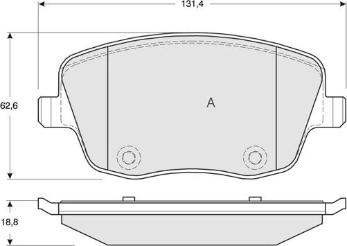 Procodis France PF1359 - Kit pastiglie freno, Freno a disco autozon.pro