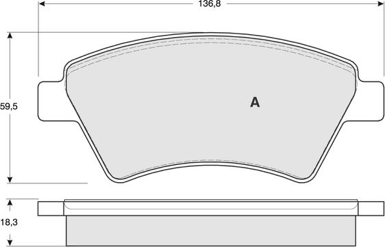 Procodis France PF1354 - Kit pastiglie freno, Freno a disco autozon.pro