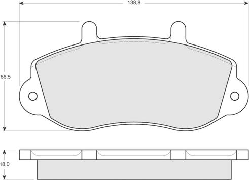 ATE 603946 - Kit pastiglie freno, Freno a disco autozon.pro