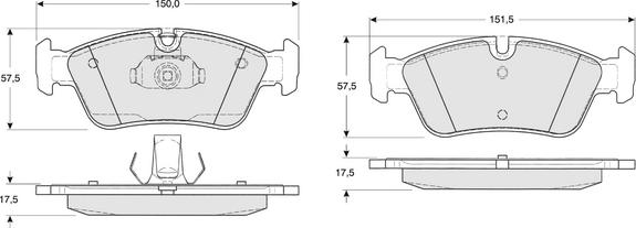 Procodis France PF1316 - Kit pastiglie freno, Freno a disco autozon.pro