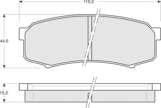 Procodis France PF1383 - Kit pastiglie freno, Freno a disco autozon.pro